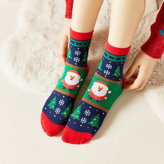 Chaussettes longues Sapin Noël