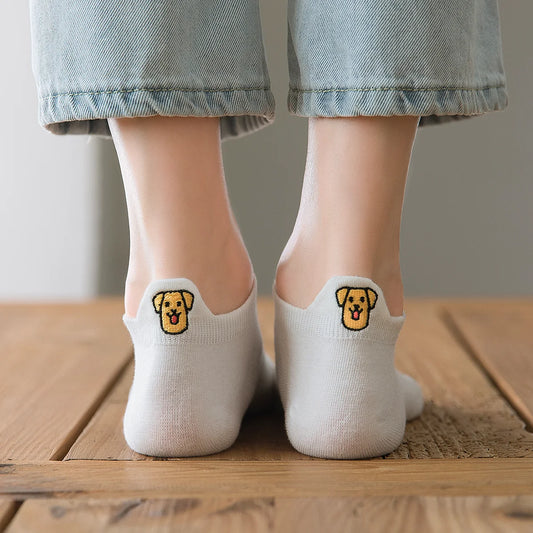 Chaussettes en coton labrador à languette chien pour femme | Chaussettes confortables et élégantes | Idéales pour le quotidien ou les occasions spéciales | Disponibles en plusieurs couleurs