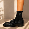 Chaussettes Ajourées Coeur & Feston