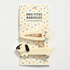 Lot de 2 barrettes chien