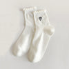 Chaussettes Ajourées Coeur & Feston