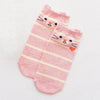 Chaussettes rose longues en coton avec des petites oreilles et représentant un lapin | Chaussettes confortables et élégantes | Idéales pour tous | Disponibles en plusieurs couleurs