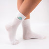 Chaussettes blanche en coton à motif dinosaure | Chaussettes élégantes et confortables | Idéales pour l'hiver | Disponibles en plusieurs couleurs et tailles.