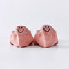 Chaussettes rose en coton à languette Happy à motif smiley pour femme | Chaussettes douces et respirantes | Un cadeau parfait pour les femmes de tous âges | Disponibles à un prix abordable.