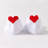 Chaussettes blanches en coton unis Coup de Coeur pour femme | Chaussettes douces et respirantes | Un cadeau parfait pour les femmes de tous âges | Disponibles à un prix abordable.