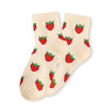 Chaussettes fraise longues en coton à motif fruit pour adultes | Chaussettes douces et confortables | Fabriquées à partir de matériaux de haute qualité | Un cadeau parfait pour les hommes et les femmes de tous âges