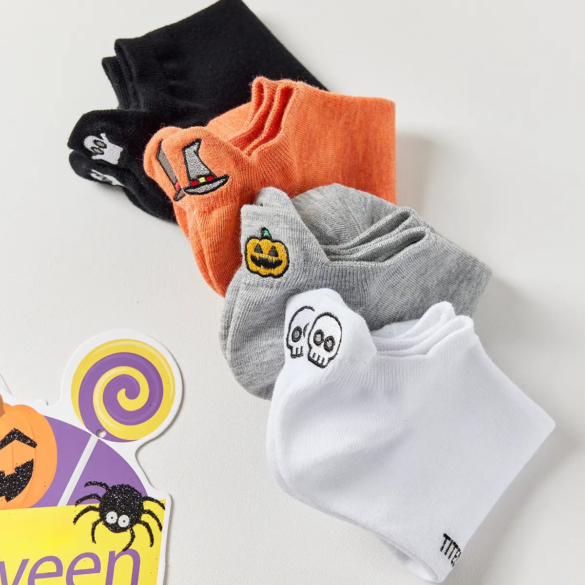 Chaussettes halloween en coton à languette pour femme | Chaussettes confortables et élégantes | Idéales pour le quotidien ou les occasions spéciales | Disponibles en plusieurs couleurs et tailles