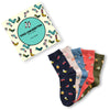 Lot de Chaussettes en coton à motif food pour adultes | Chaussettes douces et confortables | Disponibles en différentes couleurs et motifs | Un cadeau idéal pour les femmes et les hommes de tous âges