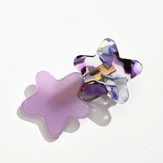 Barrette étoile enfant en pince croco : accessoire cheveux pratique et tendance. Idéale pour fille, maintien doux, parfaite idée cadeau originale.