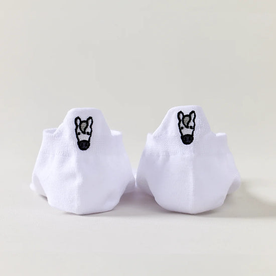 Chaussettes en coton à languette cheval blanc pour femme | Chaussettes confortables et élégantes | Idéales pour le quotidien ou les occasions spéciales | Disponibles en plusieurs couleurs 