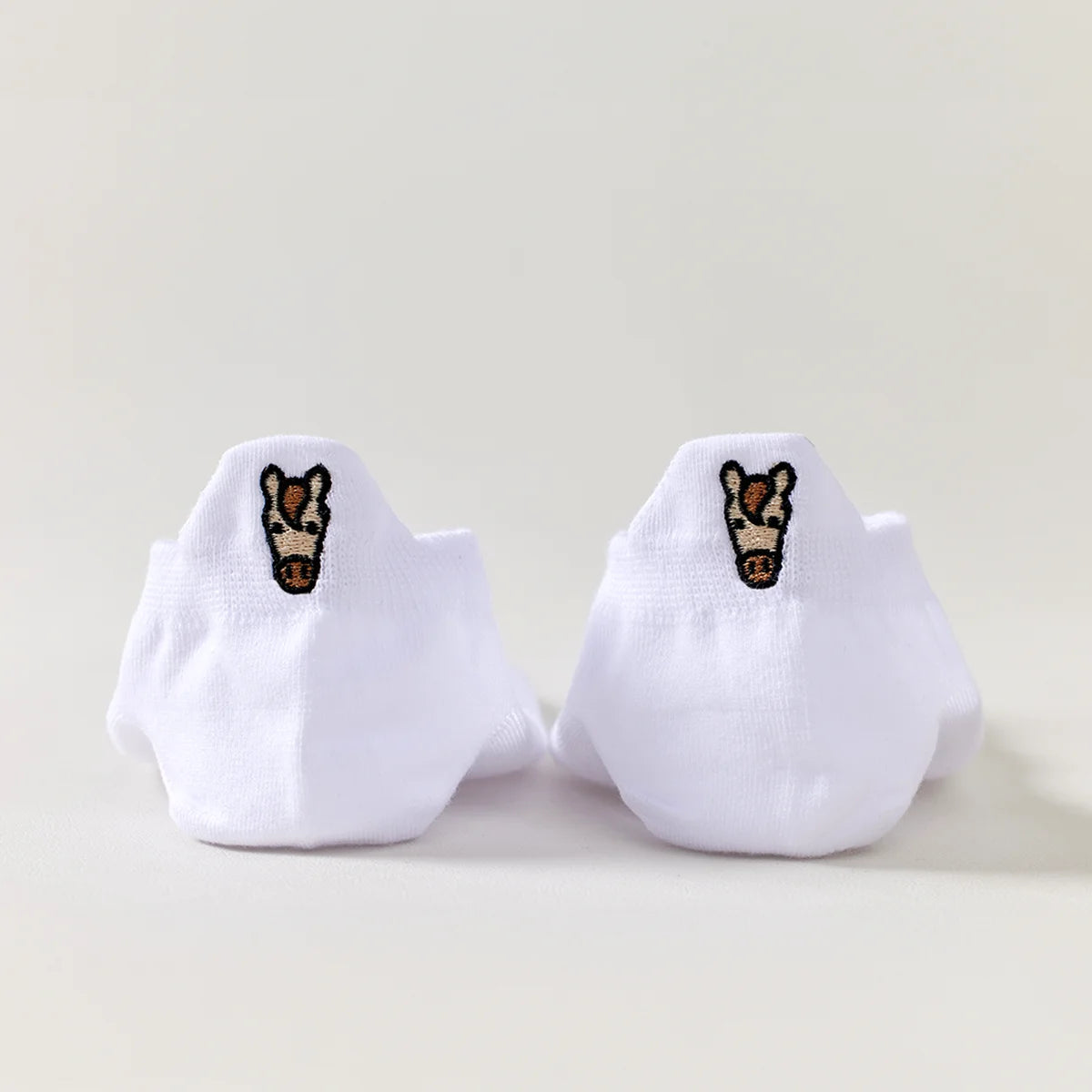 Chaussettes en coton à languette cheval pour femme | Chaussettes confortables et élégantes | Idéales pour le quotidien ou les occasions spéciales | Disponibles en plusieurs couleurs et tailles