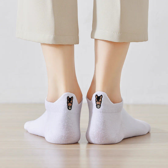 Chaussettes en coton à languette cheval pour femme | Chaussettes confortables et élégantes | Idéales pour le quotidien ou les occasions spéciales | Disponibles en plusieurs couleurs et tailles