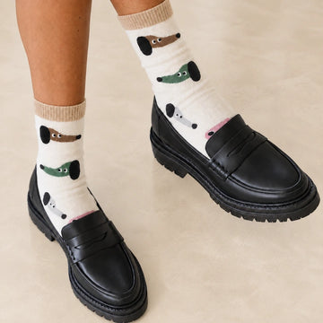 Chaussettes Hautes Chiens & Chats Femme