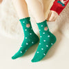 Chaussettes Coeur Noël & Volant