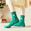 Lot de 4 Chaussettes Coeur Noël & Volant