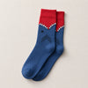 Chaussettes hautes pour homme. Motif mâchoire de crocodile ou de requin. 