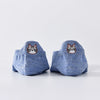 Chaussettes bleues en coton à languette chat pour femme | Chaussettes confortables et élégantes | Idéales pour le quotidien ou les occasions spéciales | Disponibles en plusieurs couleurs et tailles