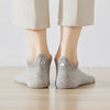 Chaussettes grise en coton à languette lapin pour femme | Chaussettes confortables et élégantes | Idéales pour le quotidien ou les occasions spéciales | Disponibles en plusieurs couleurs