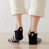 Chaussettes en coton à languette à motif vaches pour femme | Chaussettes élégantes et confortables | Disponibles en plusieurs couleurs.