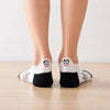 Chaussettes en coton à languette à motif vaches pour femme | Chaussettes élégantes et confortables | Disponibles en plusieurs couleurs.