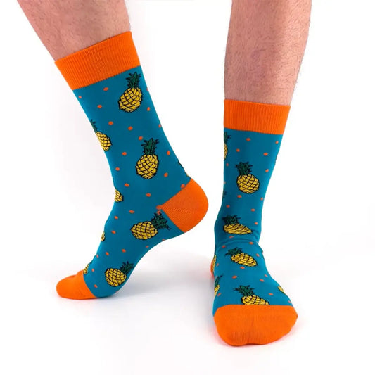 Chaussettes longues en coton à motif pour adultes | Chaussettes élégantes et intemporelles | Conviennent aux activités quotidiennes et aux occasions spéciales | Disponibles en différentes tailles et couleurs