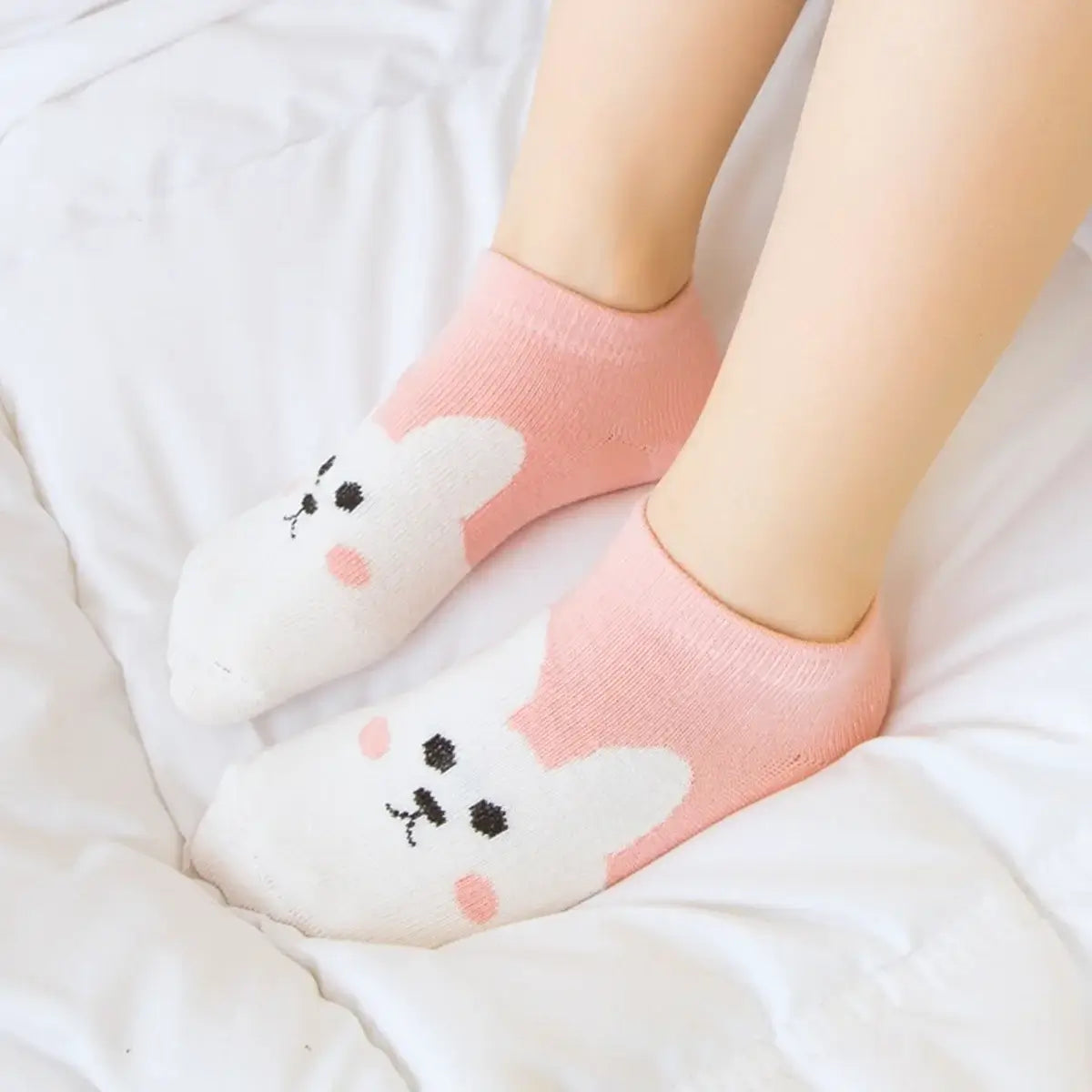Chaussettes Enfants et bébé à motif animaux (Lot 5 paires) | Chaussettes douces et respirantes | Un cadeau parfait pour les enfants et les bébés de tous âges | Disponibles à un prix abordable.