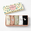 Lot de 5 chaussettes languette lapin 