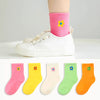 Lot de Chaussettes longues en coton à motif fleur pour enfants | Chaussettes douces et confortables | Disponibles en différentes tailles et couleurs | Un cadeau parfait pour les enfants de tous âges
