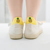 Chaussettes en coton à motif fruit pour enfants | Chaussettes douces et confortables | Disponibles en différentes tailles et couleurs | Un cadeau idéal pour les enfants de tous âges