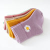 Lot de Chaussettes longues en coton à motif fleur pour enfants | Chaussettes douces et confortables | Disponibles en différentes tailles et couleurs | Un cadeau parfait pour les enfants de tous âges