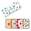 Coffret de 4 chaussettes hautes costume de Noël : Père Noël, Bonhomme de Neige, Renne et Ours