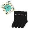 Coffret 4 paires de chaussettes longues mixtes en coton doux. Deux tailles, 5 coloris intemporels. Confort, qualité et style TitesChaussettes.