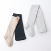 Lot de 2 collants fille : collant marron clair avec cœur sur le genou + collant gris chiné clair. Doux, confortables et disponibles en 12-24 mois, 2-4 ans et 5-8 ans. Un duo pratique et mignon pour le quotidien.