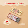 Coffret Fête des Mères : 3 chaussettes fantaisie + pince cœur. Cadeau original, édition limitée, confortable et prêt à offrir. Idéal pour maman.