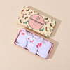 Lot de 3 chaussettes languette Octobre Rose. 20 % des ventes reversés à Ruban Rose. Chaussettes solidaires, confortables et brodées de symboles engagés.