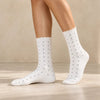 Lot de 3 Chaussettes Mi-Haute Pointelle Femme