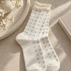 Lot de 3 Chaussettes Mi-Haute Pointelle Femme