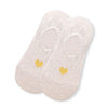 Lot de 5 socquettes invisibles cœur doré. Douces, antiglisse, élégantes. Parfaites pour un look discret, confortable et raffiné durant l’été.