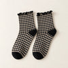 Chaussettes Mi-haute Vichy et Feston