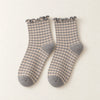 Chaussettes Mi-haute Vichy et Feston