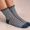 Chaussettes Mi-haute Vichy et Feston