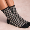 Chaussettes Mi-haute Vichy et Feston