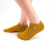 Chaussette basse avec coeur doré sur le côté
