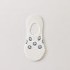 Socquettes invisibles en coton avec motif smiley ou message. Fond noir, blanc ou bleu. Confortables, discrètes et parfaites avec des baskets.