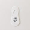 Socquettes invisibles en coton avec motif smiley ou message. Fond noir, blanc ou bleu. Confortables, discrètes et parfaites avec des baskets.