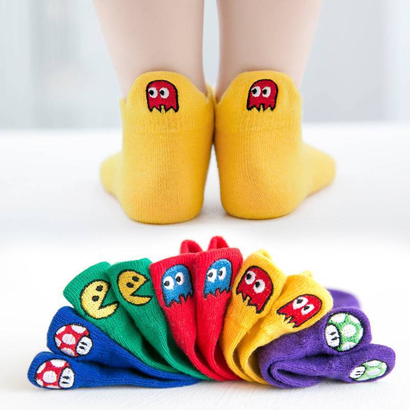 Tites Chaussettes fantaisie tendance et originale enfant languette jeux lot