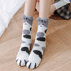 Chaussettes Têtes de Chats Molletonnées